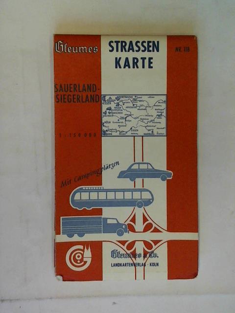 Gleumes Strassenkarte - Sauerland-Siegerland