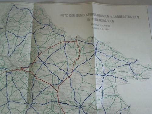 Niederschsisches Landesverwaltungsamt Strassenbau (Hrsg.) - Netz der Bundesfernstrassen und Landesstrassen in Niedersachsen. Stand 1.8.1964